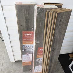 Pergo Outlast+ Waterproof Flooring – 3 Cases + Extra Planks