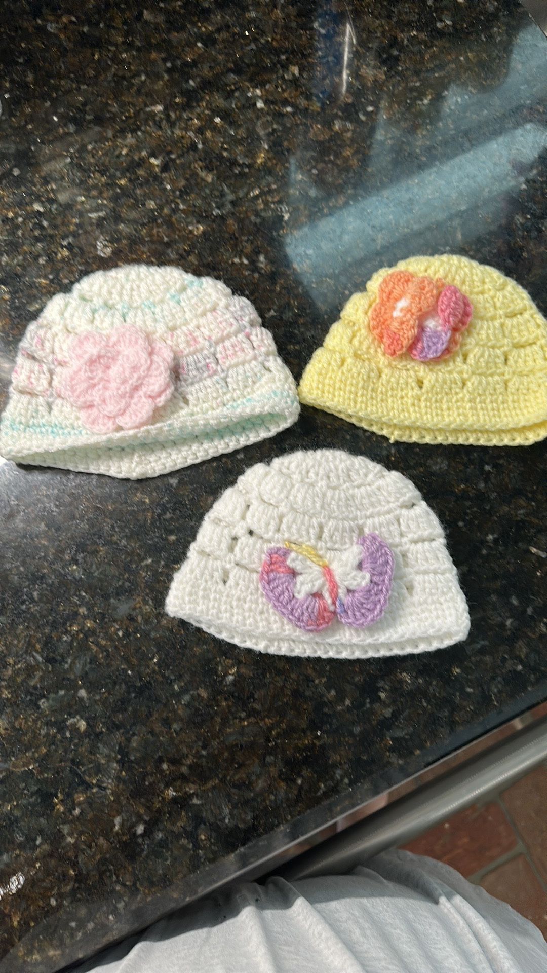 Crocheted Baby Hats