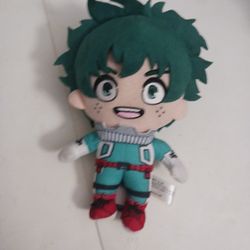 My Hero Academia Deku Izuku Midoriya 9" Plush Doll Funimation Anime