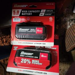Bauer Batteries 8.0 & 5.0