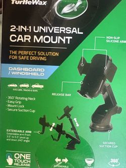 Turtle Wax 2-in-1 Universal Car Mount