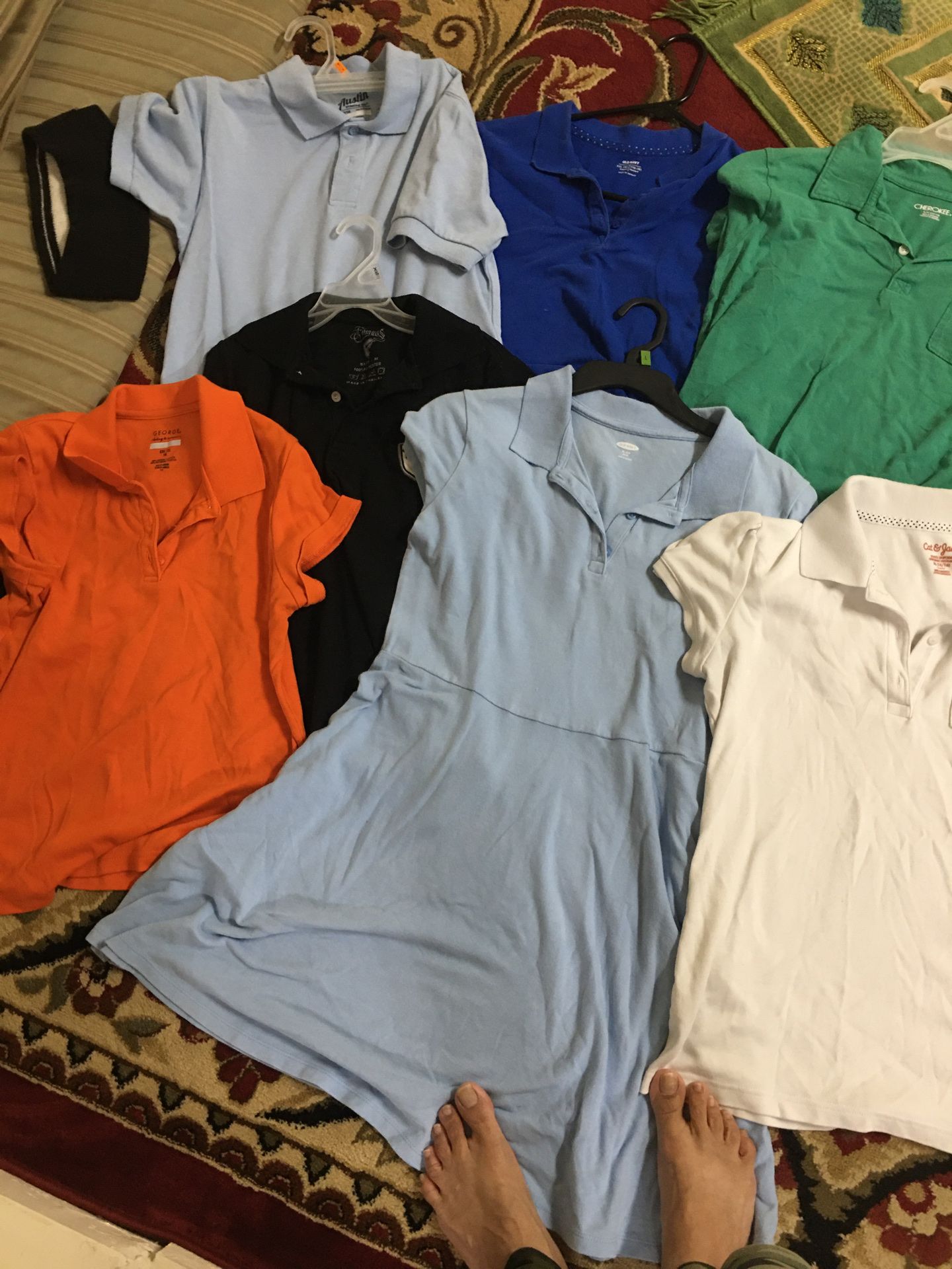 Boys and girls school shirts π