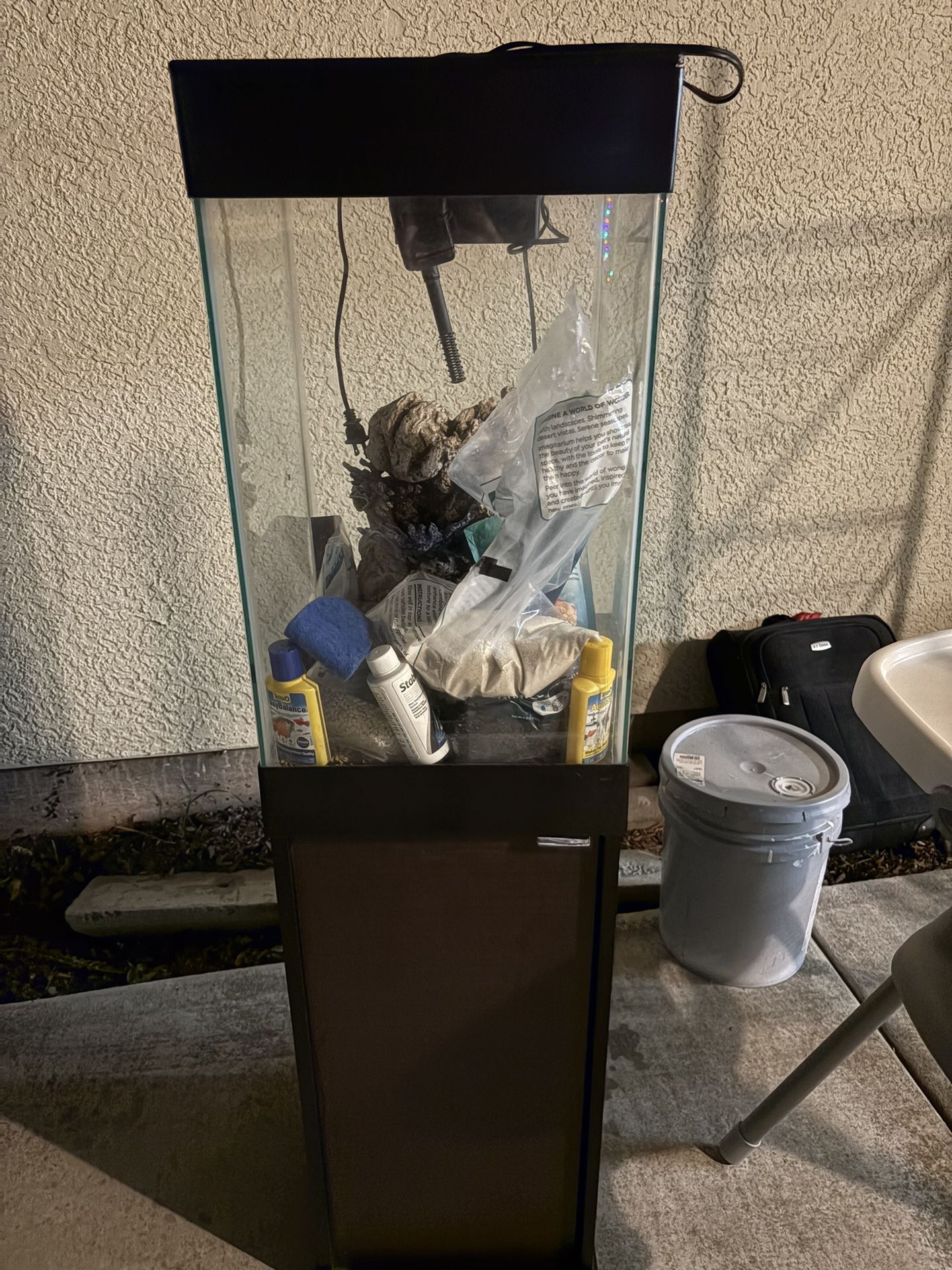 15g Fish Tank And Everything Pictured Included