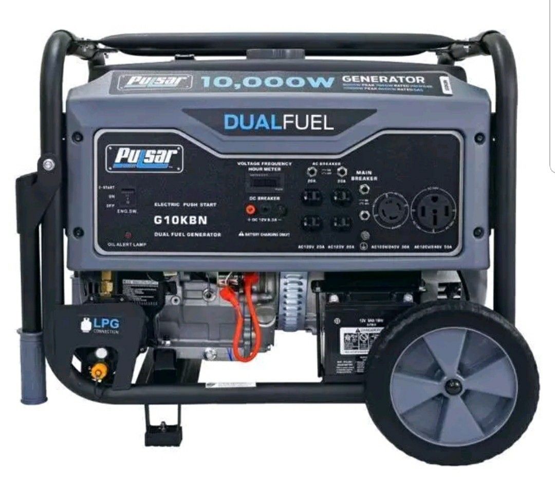 NEW Pulsar 12,000W dual fuel generator