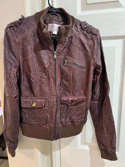 Faux leather Jacket Medium