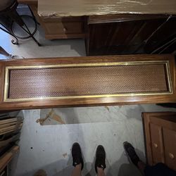 Sofa/Foyer Table with glass insert