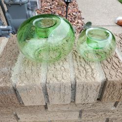 Glass Tealight Holder Set