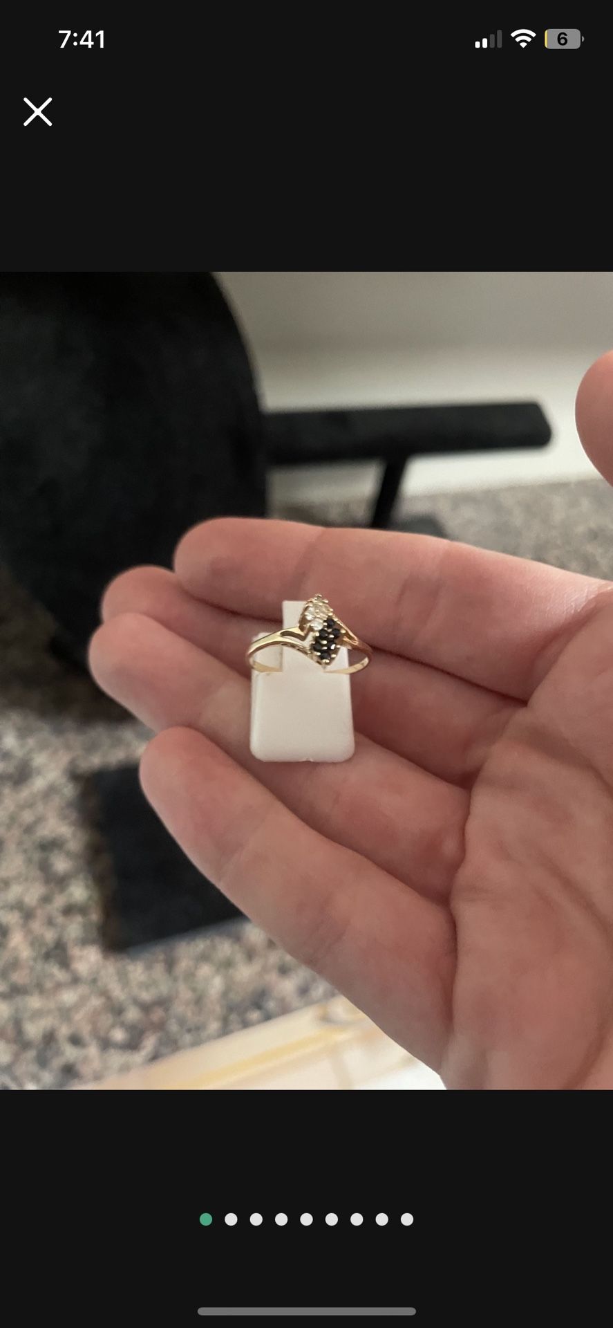 10k Gold Real Diamond Ring