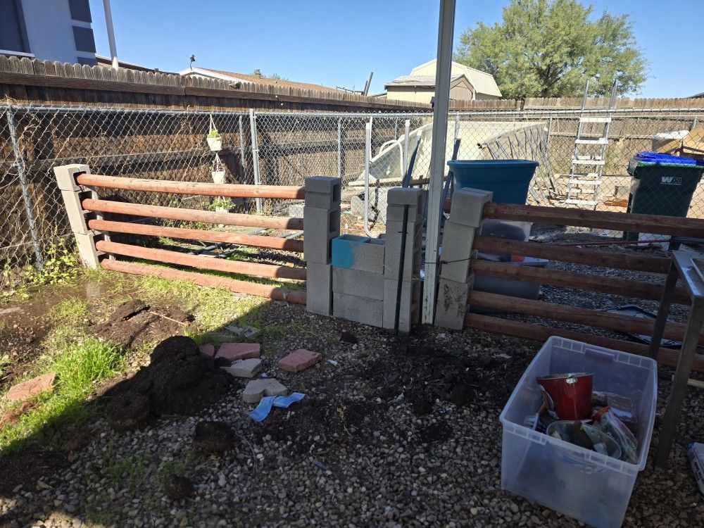 $1 Wood And Cinder Blocks