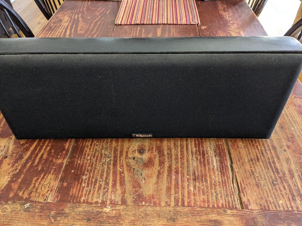 Klipsch KV-3 Center Channel Speaker Black Satin