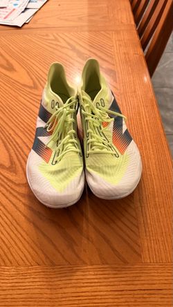 Adidas Track Running  Spikes Neon Yellow Orange