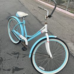 Schwinn Beach Cruiser And Rack 