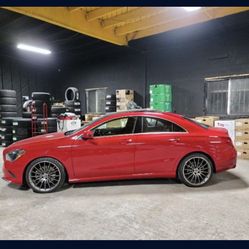 19 INCH NEW WHEELS AMG STYLE FOR MERCEDES BENZ CLA250 C250 C300 W204 W205 A220 GLB GLA WITH NEW TIRES !!!!