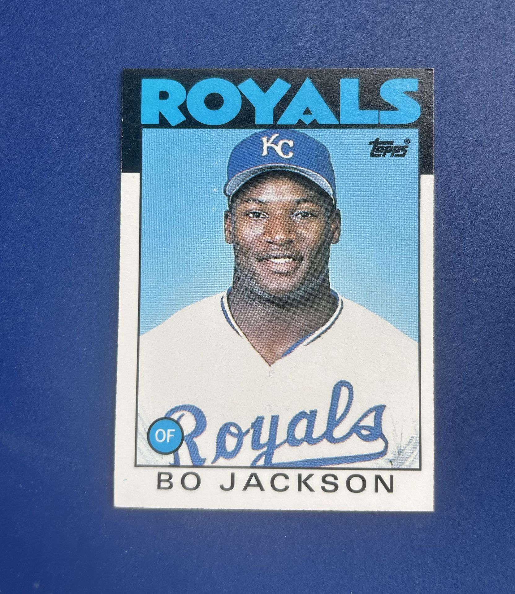 1986 Topps Bo Jackson Rookie Baseball Card 