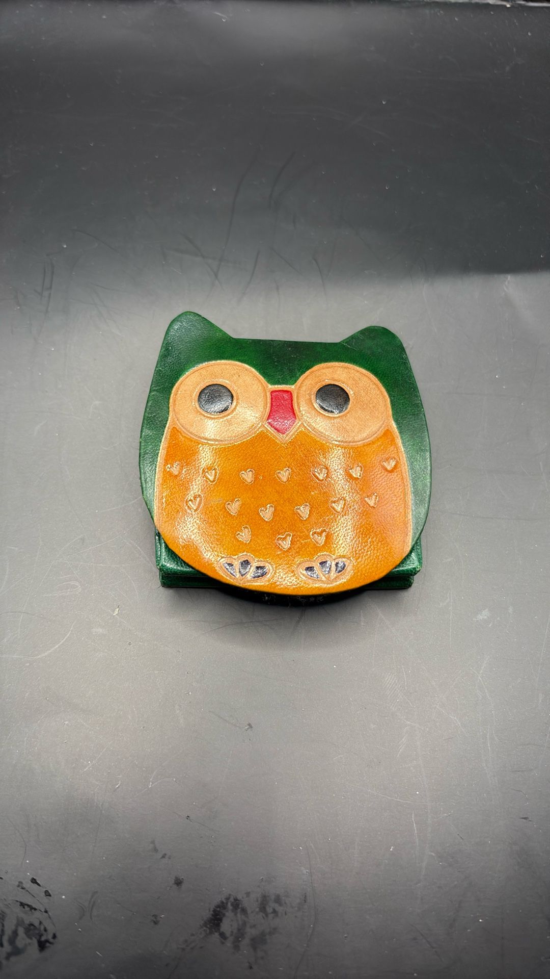 Owl Coin Wallet Vintage 60s