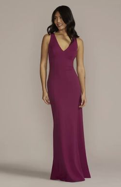 NWT Women Plus size burgundy formal dress size 24