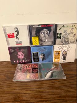 SEALED NEW  Michael Jackson Metallica Prince & others CD’s [$10 EACH]