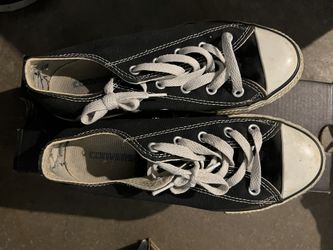 Tenis Converse Talla 2 Color Negro