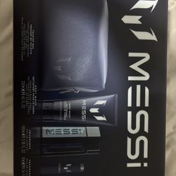 Brand New Messi Eau De Parfum 4pc Gift Set Parfum, Bodywash And Bag-NEW