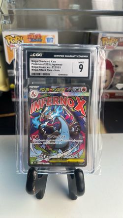 🔥 Mega Charizard X ex CGC 9 Japanese Mega Attack Rare – $35