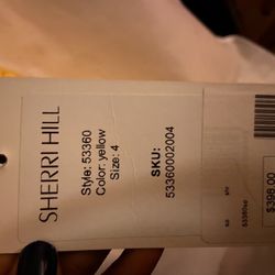 Brand New Sherry hill size 4 Dress