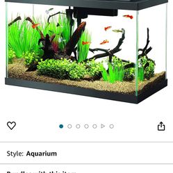 10 Gallon Aqueous Starter Kit- Fish Tank 
