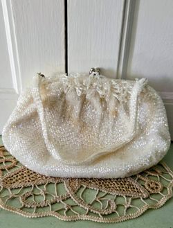 Vintage beaded small evening purse