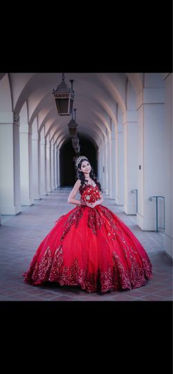 Red Quinceañera/Sweet 16 Dress