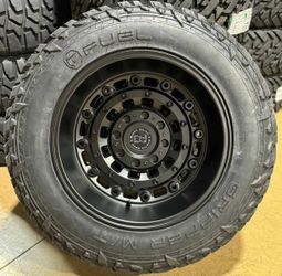 20X12 Black Rhino Arsenal Black Wheels 35" Fuel MT Tires 5x5 Jeep Wrangler JK JL-WE FINANCE