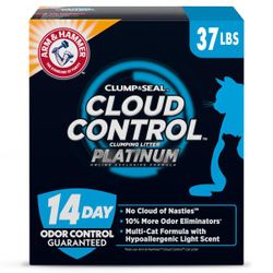 ARM HAMMER Cloud Control Platinum Multi-Cat Litter 37 lbs