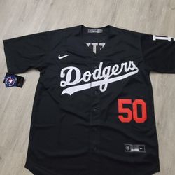 NEW Mookie Betts 50 Black Los Angeles Dodgers Jersey All Sizes for Sale in  Lawndale, CA - OfferUp