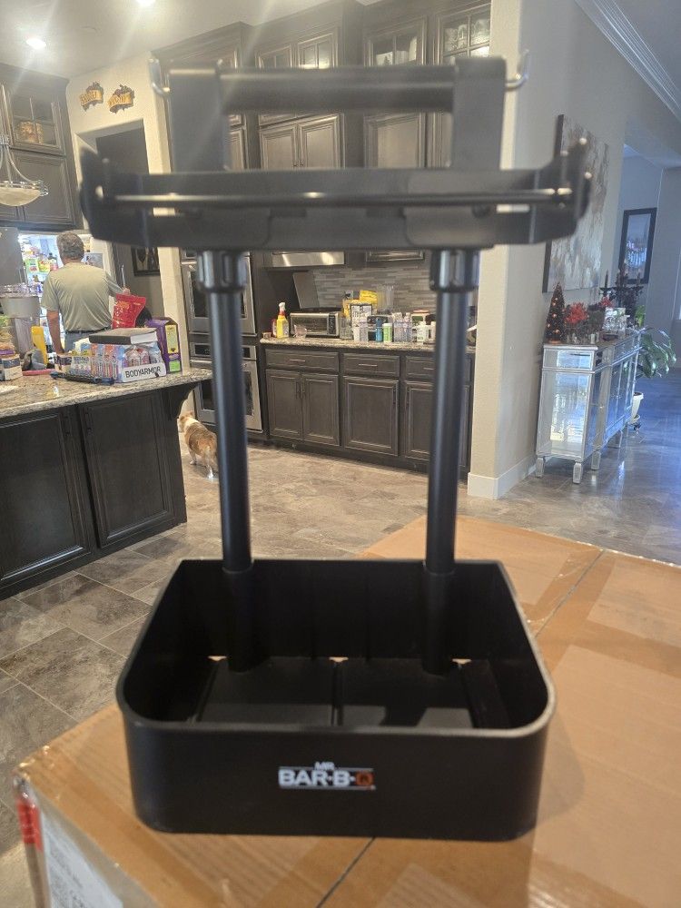 Handy Mr. Bar-BQ Towel And Condiments Holder!!