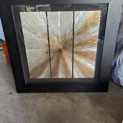 Gold And Silver Framed Picture