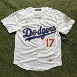 Dodgers White 2025 Gold World Champions #17 Othani