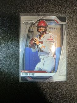 BROCK PURDY IOWM PRIZM 49ERS PANINI NFL SPORTS CARD LOT!