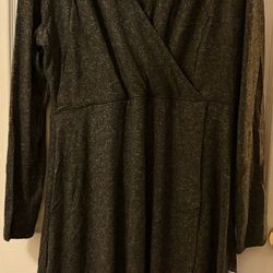 Spense Faux Wrap Sweater Dress