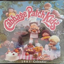 Vintage 1987 Cabbage Patch Kids Calendar~ NEW - UNOPENED 