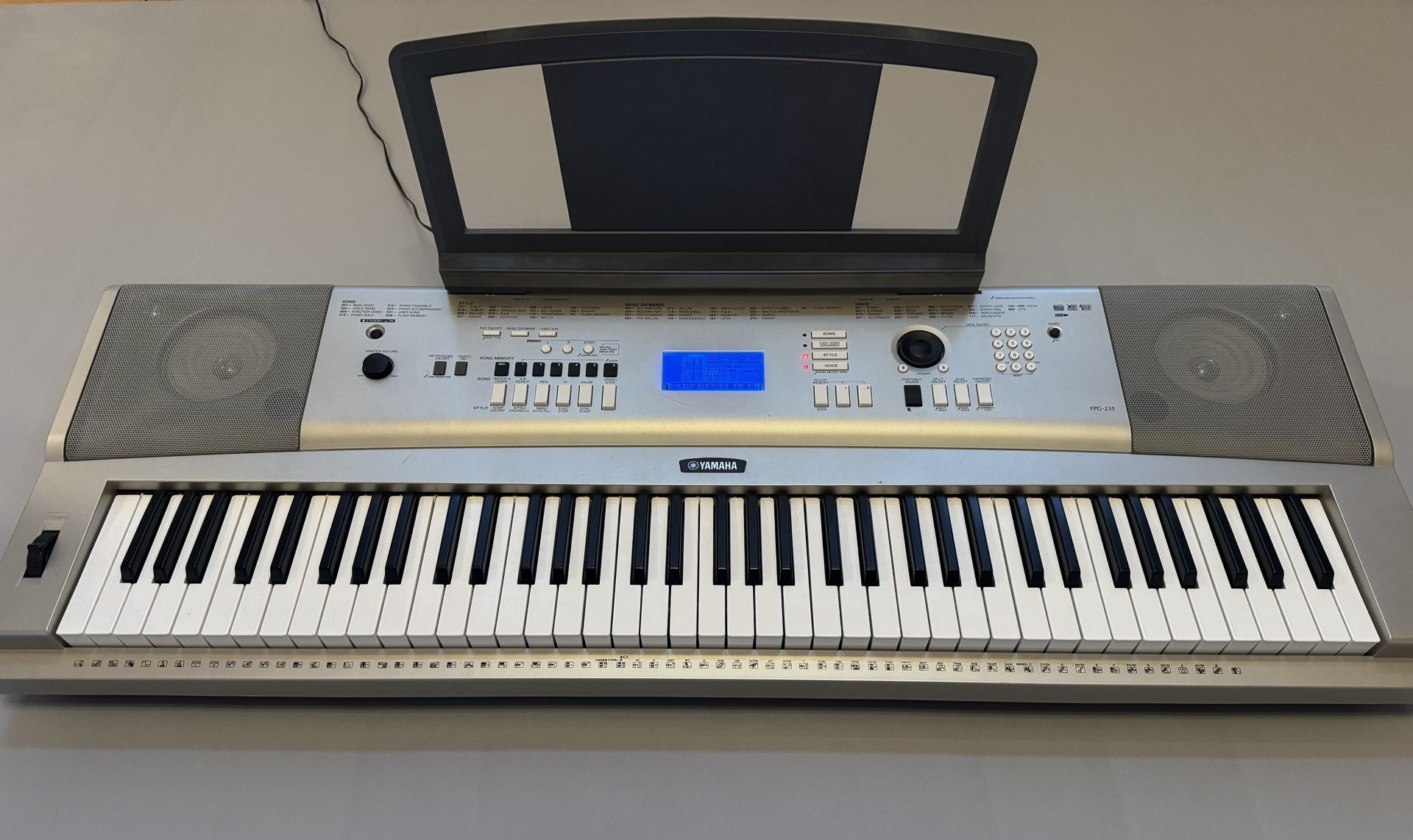 Casio Keyboard YPG-235 Rarely Used (4ft Wide)