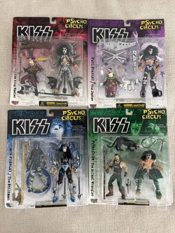Kiss set of 4