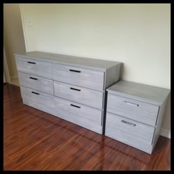 NEW DOUBLE DRESSER WITH A NIGHT STAND 🛠️ ASSEMBLED