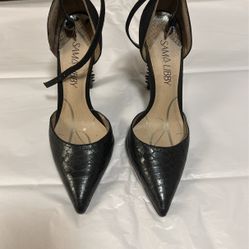 Black Spike Heels