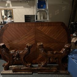 Vintage Wooden Dining Table 