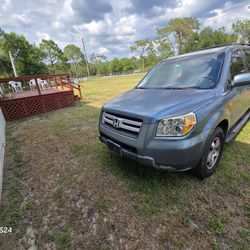 Honda pilot 2006 Blue 4x4 