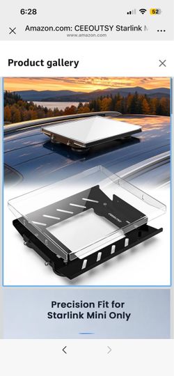 Starlink Mini Mount Heavy Duty Car Roof Mount Magnetic for RVs
