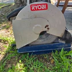 Ryobi c358 120vac 15a 60hz 3900 rpm 14 inch cut off machine