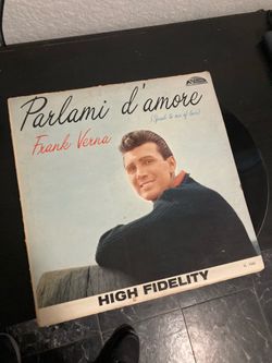 Frank Verna Parlami d'amore Vinyl Record Strand High Fidelity