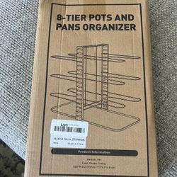 8 Tier pots & pan Organizer