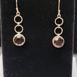 Black Spinel Earrings 
