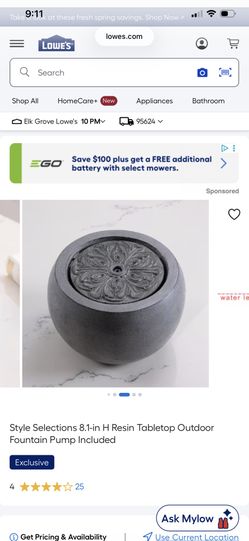 Table Top Bowl Fountain