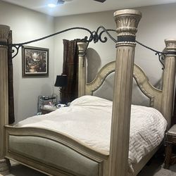 King bed frame and dresser